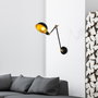 Opviq Sivani - MR-658 Lámpara de pared Negro y dorado